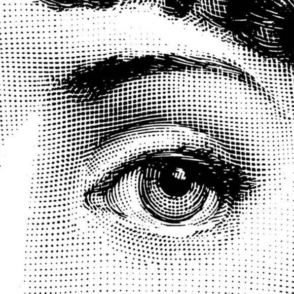 ANTIQUE ART LAYERED Necklace Dainty GOLD FORNASETTI EVIL EYE PROTECTION CHARMS - Picture 2 of 5